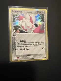 Pokemon Zangoose Delta Species 15/17 Holo 70 HP English Card 2007 - Image 1