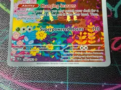 Sawsbuck TEF 166/162 Pokemon TCG Temporal Forces Holo Card Illustration Rare - Image 4