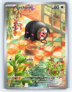 Lechonk 209/197 Sv03: Obsidian Flames Holo Pokemon Card NM - Image 1