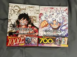 ONE PIECE CARD GAME 1ST & 2ND ANNIVERSARY COMPLETE GUIDE + PROMOS SEALED - Image 1
