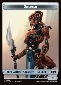 Copy // Soldier Double-Sided Token - MTG Cards Shop - Image 2