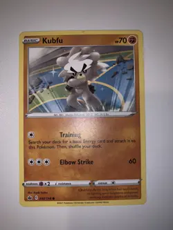 Pokemon Card Chilling Reign Kubfu - 093/198 - Common Pack Fresh NM/ Mint - Image 1