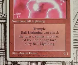 MTG Ball Lightning x1 LP ~Fourth Edition (Magic the Gathering)*Free Shipping* - Image 4