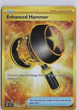 Pokemon TCG #224 /167 Enhanced Hammer Hyper Rare Holo Twilight Masquerade - Image 1