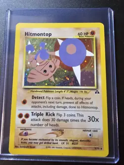 Pokemon Hitmontop Neo Discovery Holo Rare 3/75 - Image 1