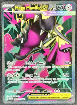 Mega Mawile ex 162/132 Mega Evolution Ultra Rare Full Art Pokemon NM - Image 1