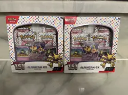 Pokemon Scarlet & Violet 151 Alakazam EX Collection Box New Factory Sealed Qty 2 - Image 1