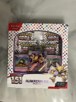 Pokemon Scarlet & Violet 151 Alakazam EX Collection Box New Factory Sealed Qty 2 - Image 2