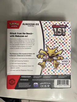 Pokemon Scarlet & Violet 151 Alakazam EX Collection Box New Factory Sealed Qty 2 - Image 3