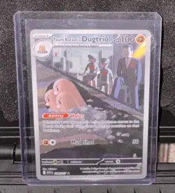 Team Rocket's Dugtrio 239/247 ASC English 100 HP 50 Attack Stage 1 Pokemon - Image 1
