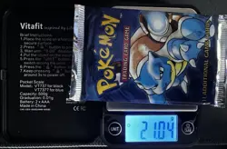 1999 Pokemon Base Set Booster Packs, Full Art, Set of 3, Heavy - Image 5
