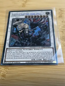 BPRO-EN041 Ecclesia and the Dark Dragon Secret Rare 1st Edition YuGiOh - Image 1