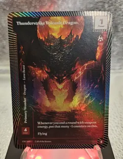 Wonders of The First- Thunderstrike Volcanic Dragon (CF)Epic, Call Of The Stones - Image 1