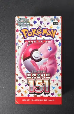 Pokemon Card Scarlet&Violet 151 Booster Box sv2a Sealed KOREAN - Image 1