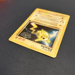 Pokemon TCG Pikachu First Movie Black Star Promo WOTC Card # 4 Gold Stamp MP - Image 3