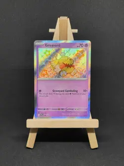 Pokemon Card Greavard SVP 070 Black Star Promo Shiny Paldean Fates Near Mint - Image 1
