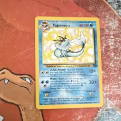 Pokemon Jungle Vaporeon & Jolteon Holo Cards 1999 Wizards of the Coast - Image 1