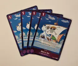 One Piece TCG Card - (Playset) - 4x EB02-041 - Merry Go - Rare - Eng - Image 1