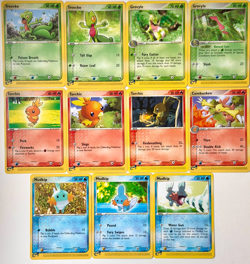 Hoenn Starter Evolution Lot 11 Card EX Ruby Sapphire LP - Image 1