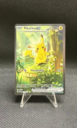 Pokemon Pikachu EX 276/217 Holo Rare Basic HP 200 Pokemon TCG Card Stock - Image 2