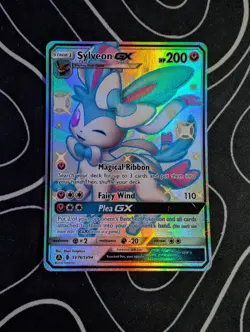 Pokemon Sylveon GX SV76/SV94 Hidden Fates Shiny Vault Card - Image 1