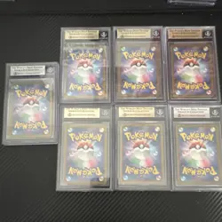 Beckett Graded Pokemon Japanese Cards Lot of 7 - Image 2