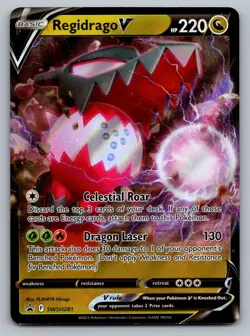 Pokemon TCG SWSH: Sword & Shield Promo Cards Regidrago V - SWSH281 - Image 1