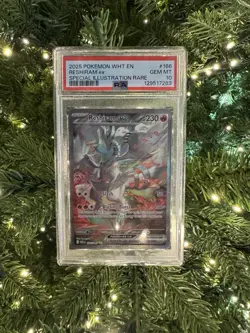 Pokemon TCG Reshiram EX White Flare Card 166/086 Sir PSA 10 - Image 1