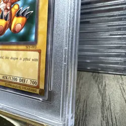 2003 Yu-Gi-Oh! Baby Dragon #003 1st Edition SDJ PSA 7 NM - Image 2