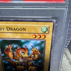 2003 Yu-Gi-Oh! Baby Dragon #003 1st Edition SDJ PSA 7 NM - Image 5