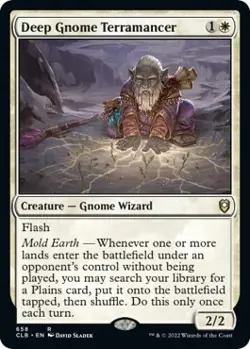 NM - Normal - Deep Gnome Terramancer - 658 - Commander Legends: Battle for Ba... - Image 1