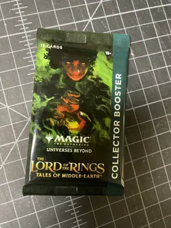 MAGIC THE GATHERING LORD OF THE RINGS COLLECTOR BOOSTER PACK - FACTORY SEALED! - Image 1