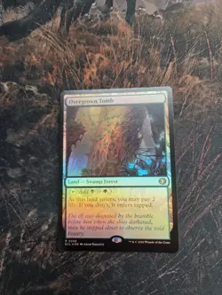 Overgrown Tomb *Rare* Magic MtG x1 Lorwyn Eclipsed ECL 266 FOIL RARE - Image 1