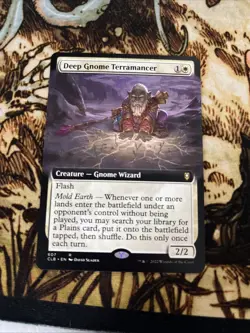 Deep Gnome Terramancer Extended Art Commander Legends Battle For Baldur's... - Image 1