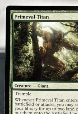 Magic The Gathering (MTG) Primeval Titan Core Set 2011 Mythic Creature Green 192 - Image 3
