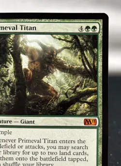 Magic The Gathering (MTG) Primeval Titan Core Set 2011 Mythic Creature Green 192 - Image 4