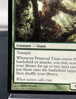 Magic The Gathering (MTG) Primeval Titan Core Set 2011 Mythic Creature Green 192 - Image 5