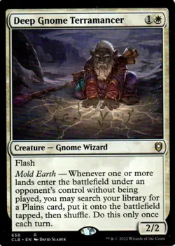 MTG: Commander Legends: Baldur's Gate: Deep Gnome Terramancer: LP Condition - Image 1