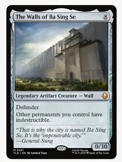 1x MTG The Walls Of Ba Sing WE - Avatar Mythic! NM Mint! Ships fast - Image 1