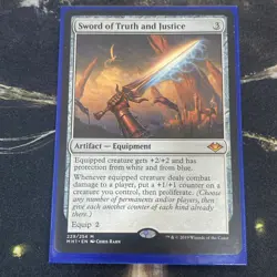Magic the Gathering - Modern Horizons #229 Sword of Truth and Justice - LP - mtg - Image 1