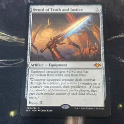 Magic the Gathering - Modern Horizons #229 Sword of Truth and Justice - LP - mtg - Image 2