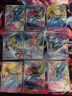 Pokemon 2026 First Partner Illustration Collection Series 1 Promo Incomplete SET - Image 1