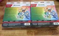 Lot of 2 Pokemon TCG First Partner Illustration Collection Series Box Sealed - Image 2