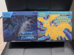 Pokemon Mega Evolution Ascended Heroes ETB AND Phantasmal Flames ETB - SEALED - Image 1