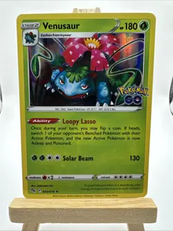 Venusaur 003/078 Pokemon Go Holo Rare Pokemon TCG 🍃 - Image 1