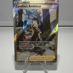 Pokemon Cynthia's Ambition Ultra Rare Full Art Holo GG60/GG70 Crown Zenith - Image 1