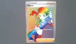 Dancer Full Art Trainer 274/264 Pokemon TCG Fusion Strike Rainbow Secret Rare - Image 1