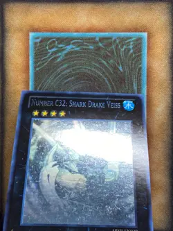 Yugioh Number C32: Shark Drake Veiss ABYR-EN039 Ghost Rare NM - Image 2