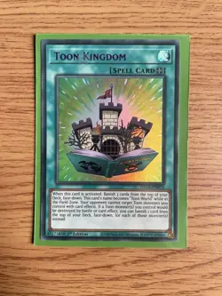 Yugioh Toon Kingdom DLCS-EN074 1st Edition Purple Ultra Rare NM card - Image 2