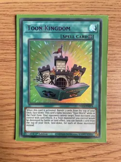 Yugioh Toon Kingdom DLCS-EN074 1st Edition Purple Ultra Rare NM card - Image 5
